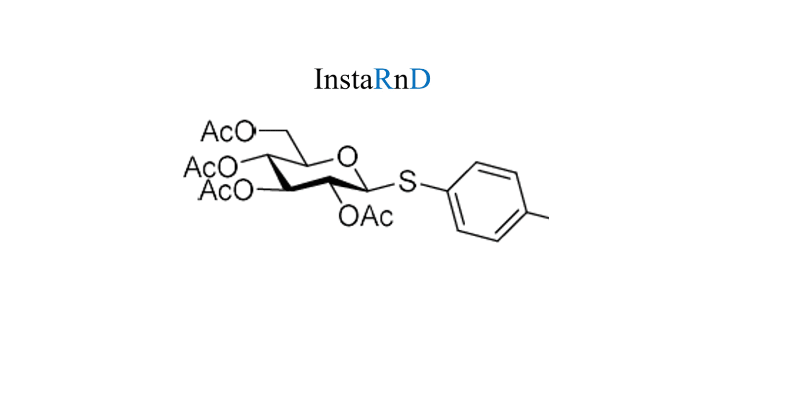 p-tolyl-2,3,4,6-tetra-O-acetyl-1- thio-β-D-glucopyranoside - Image 1
